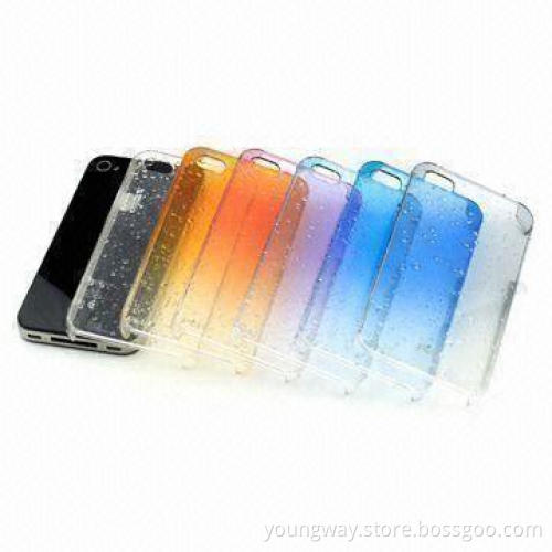 PC Case for iPhone 4/S, with Water Droplets Design, Easy Access to All Controls and Ports